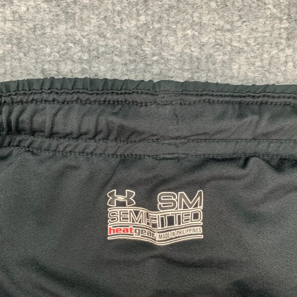 Under Armour Running Shorts Womens S HeatGear Inner Lining Stretch Semi Fitted - Picture 6 of 11